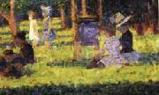 Georges Seurat Study for A Sunday on the Grande Jatte oil painting picture wholesale